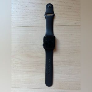 Apple Smartwatch in Black locked